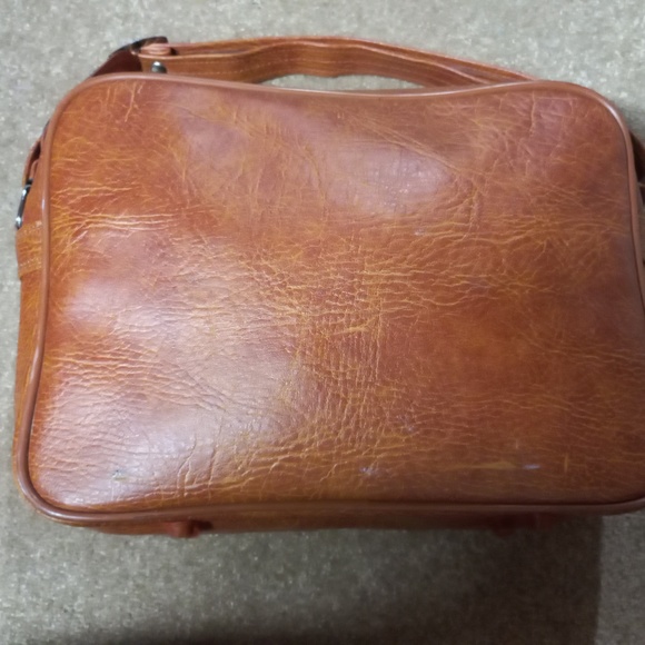 Jet stream tan vintage travel Bag - Picture 3 of 4